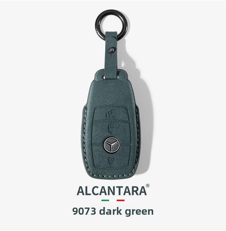 Mercedes-Benz Key Fob Case Suede Protective Cover