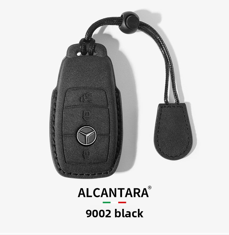 Mercedes-Benz Key Fob Case Suede Protective Cover