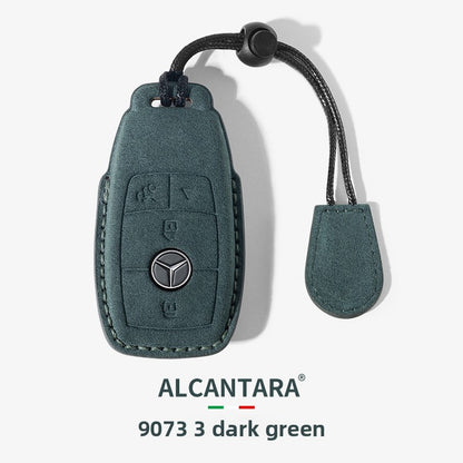 Mercedes-Benz Key Fob Case Suede Protective Cover