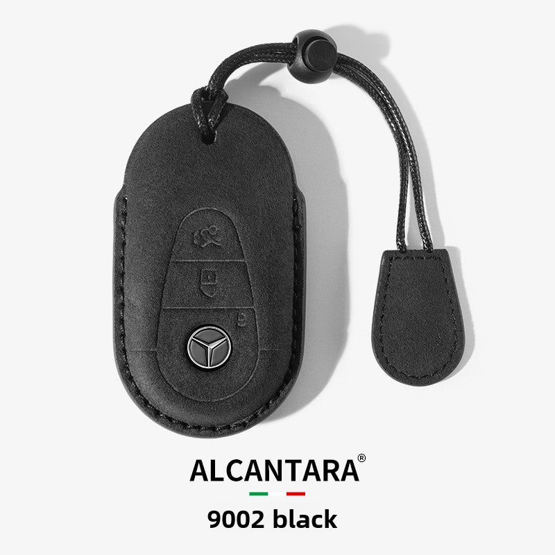 Mercedes-Benz Key Fob Case Suede Protective Cover
