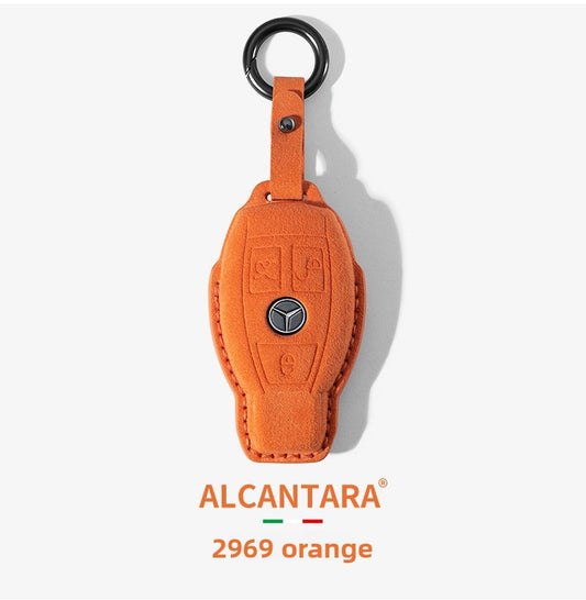 Mercedes-Benz Key Fob Case Suede Protective Cover