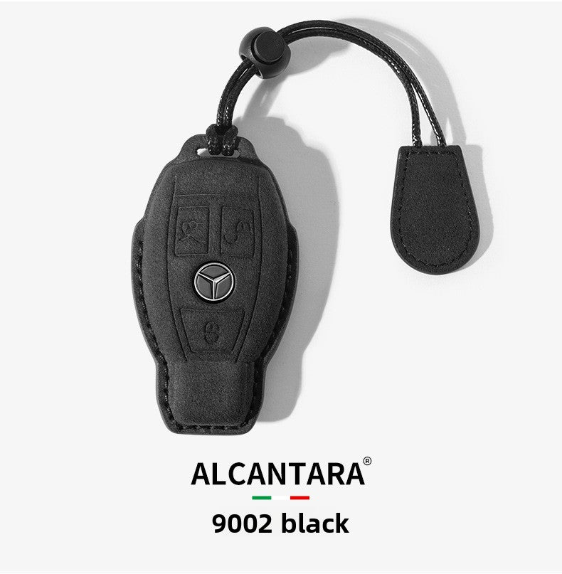 Mercedes-Benz Key Fob Case Suede Protective Cover