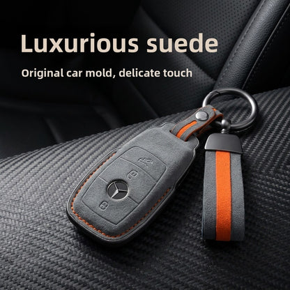 Mercedes-Benz Suede Key Cover with Accessories