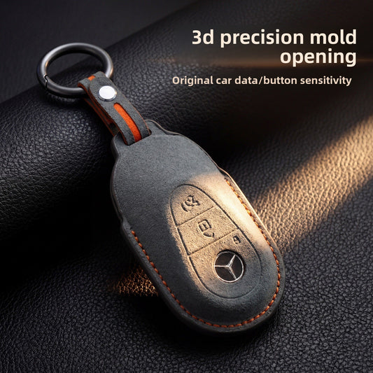 Mercedes-Benz Suede Key Cover with Accessories