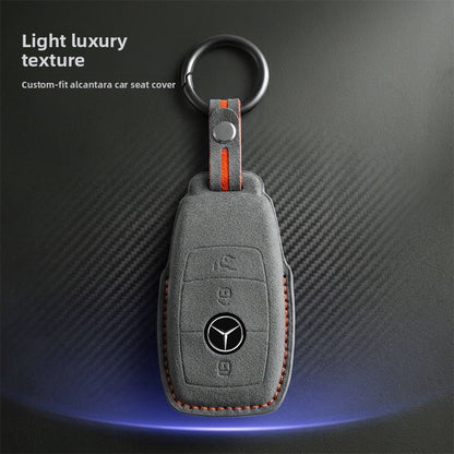 Mercedes-Benz Suede Key Cover with Accessories
