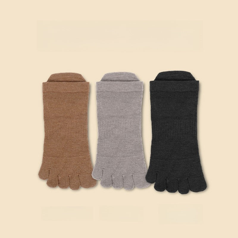 Merino Wool Five-Toe Breathable Socks