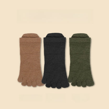 Merino Wool Five-Toe Breathable Socks