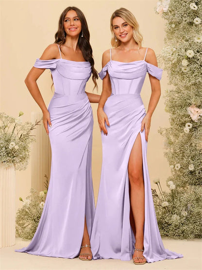 Mermaid Off-Shoulder Evening Dress