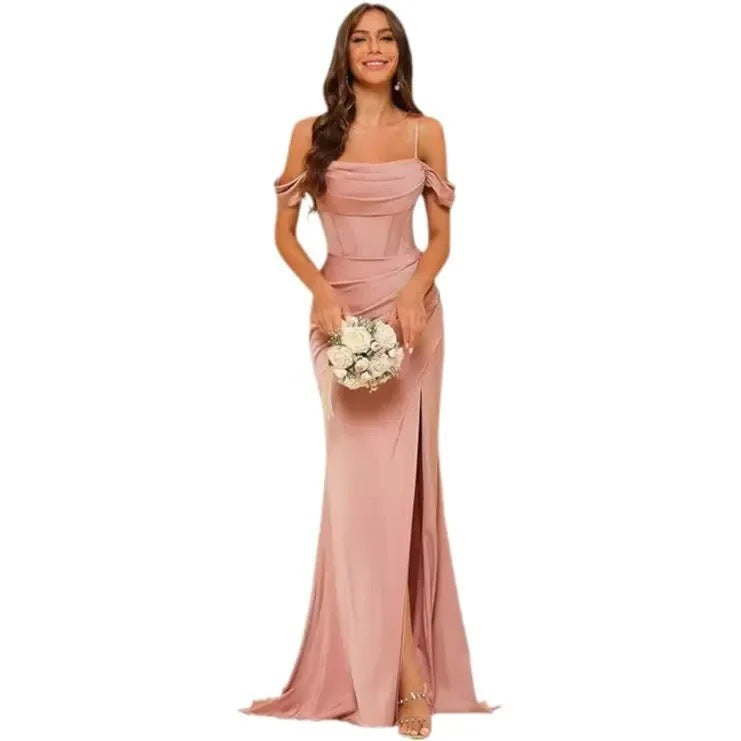 Mermaid Off-Shoulder Evening Dress