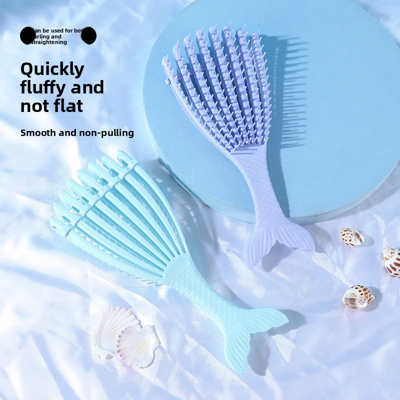 Mermaid Scalp Massage Comb Dry Wet Dual Use