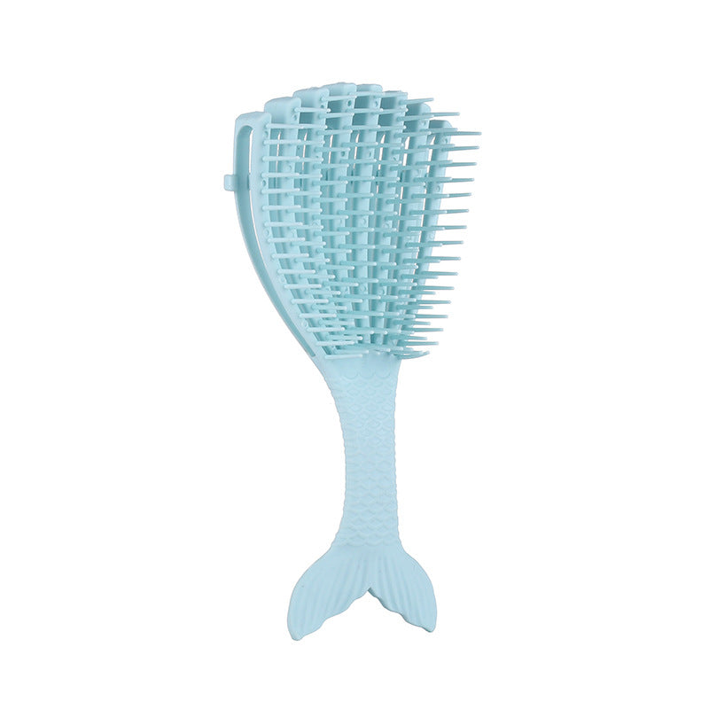 Mermaid Scalp Massage Comb Dry Wet Dual Use