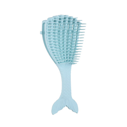Mermaid Scalp Massage Comb Dry Wet Dual Use