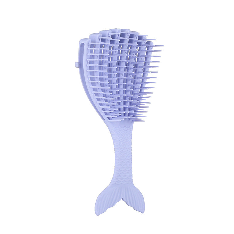 Mermaid Scalp Massage Comb Dry Wet Dual Use