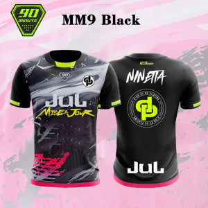 Mesh, breathable, loose-fitting short sleeves