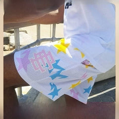 J-143EE white yellow five-pointed star