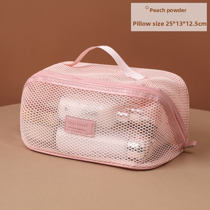 Mesh Cosmetic Bag Large Capacity Travel Toiletry Organizer