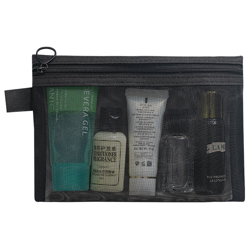 mesh cosmetic bag