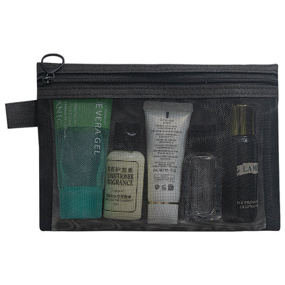 mesh cosmetic bag