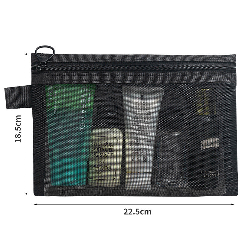 mesh cosmetic bag