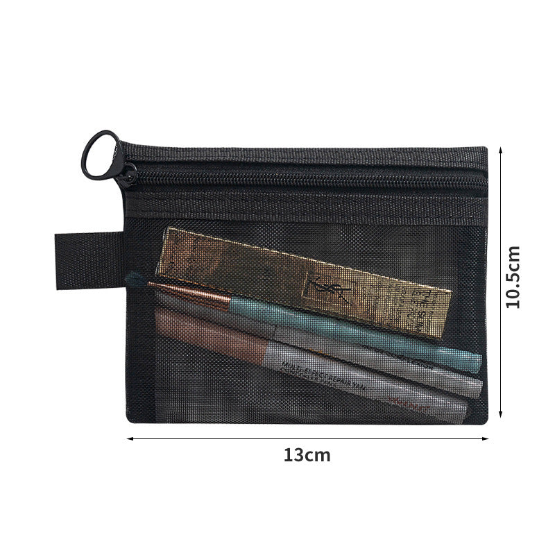 mesh cosmetic bag