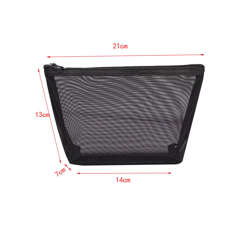 Mesh cosmetic bag
