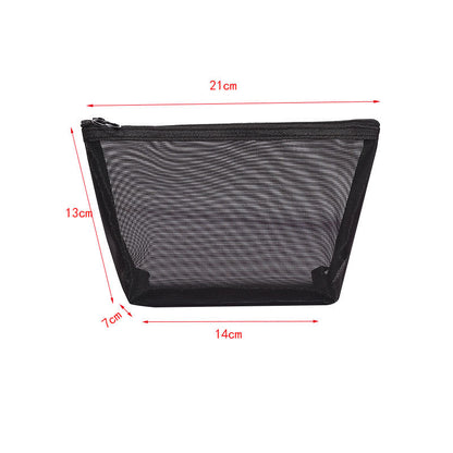Mesh cosmetic bag