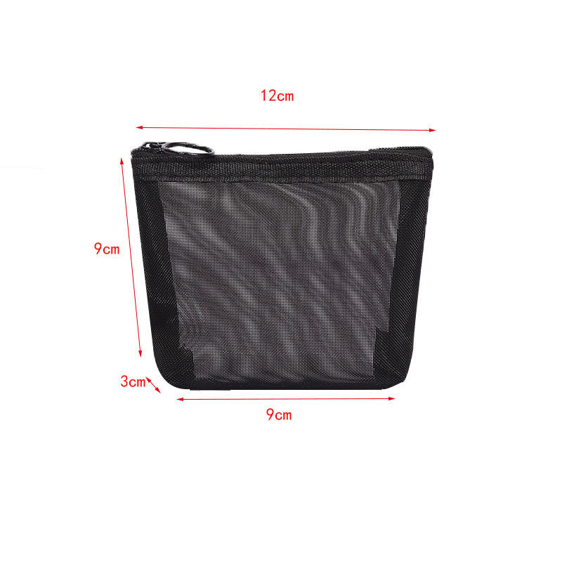 Mesh cosmetic bag