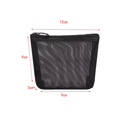 Mesh cosmetic bag