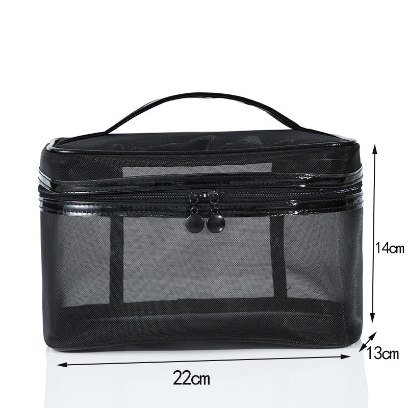 Mesh cosmetic bag