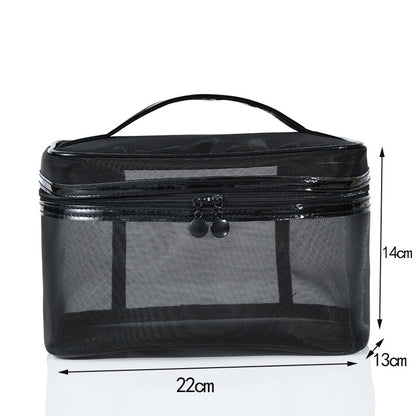 Mesh cosmetic bag