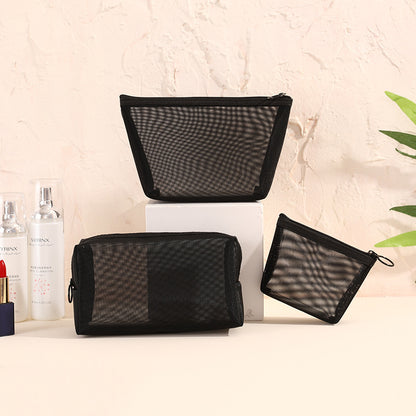 Mesh cosmetic bag