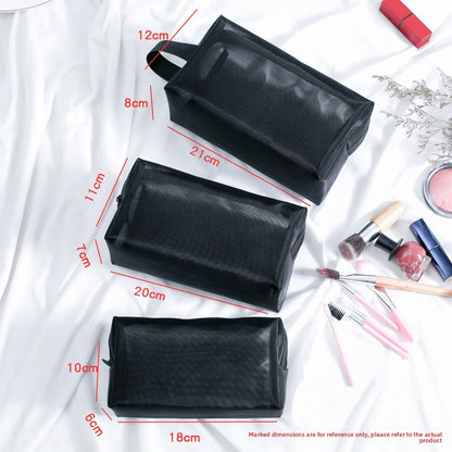 Mesh cosmetic bag