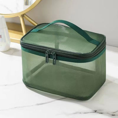 Mesh cosmetic bag