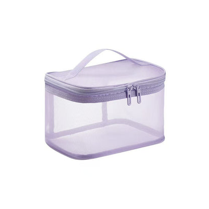 Mesh cosmetic bag
