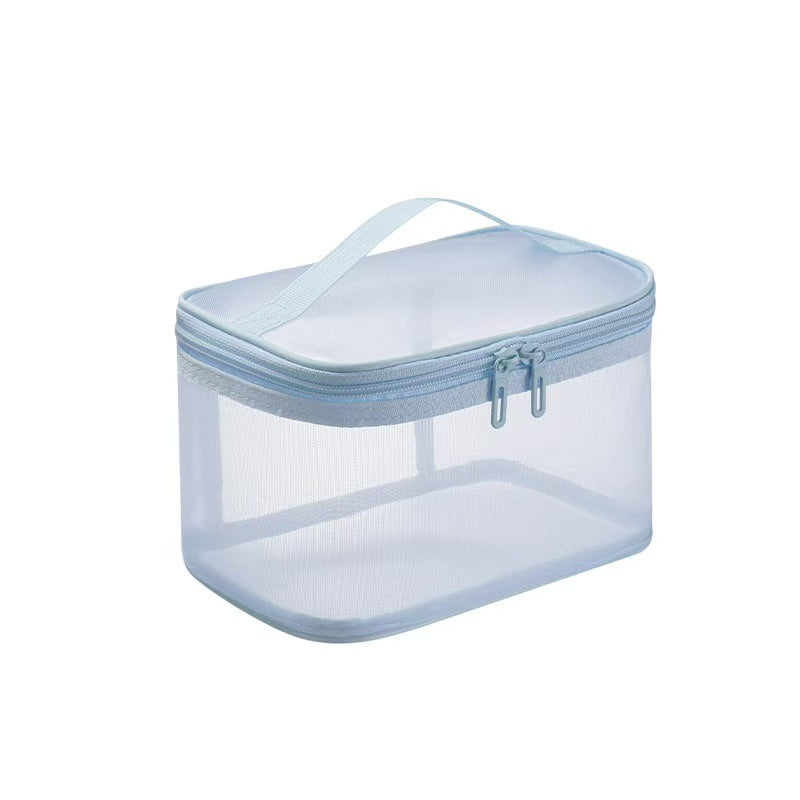 Mesh cosmetic bag