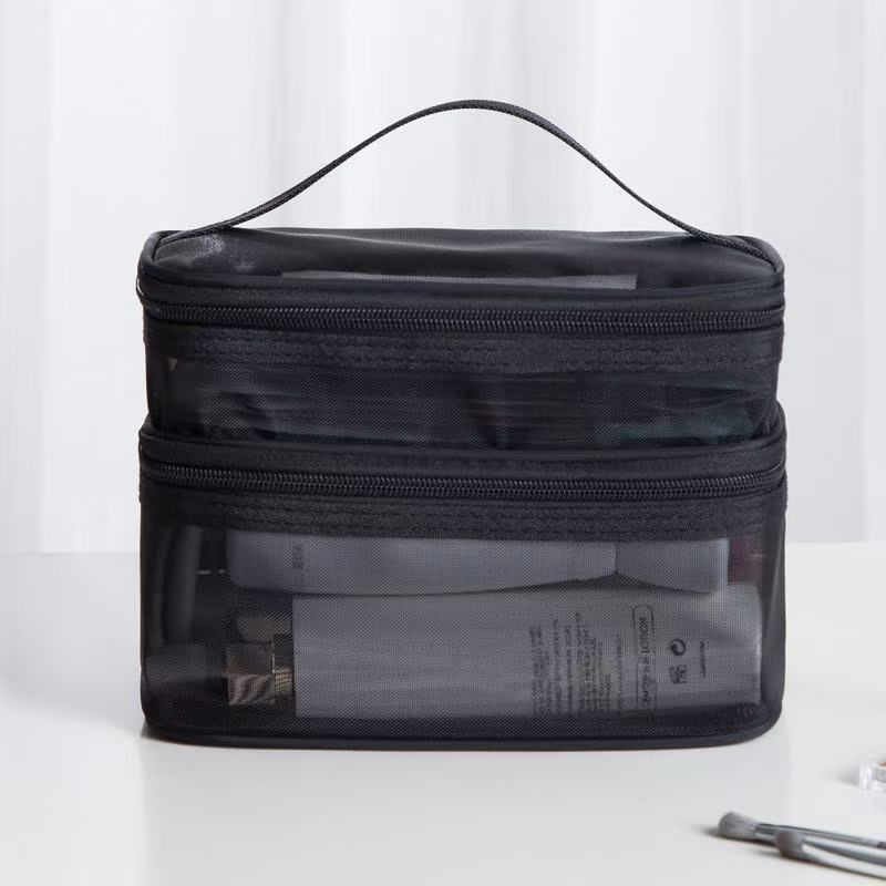 Mesh cosmetic bag