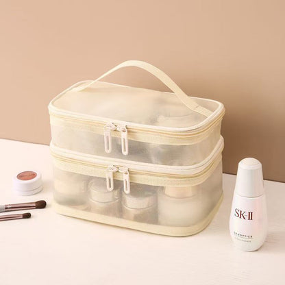 Mesh cosmetic bag