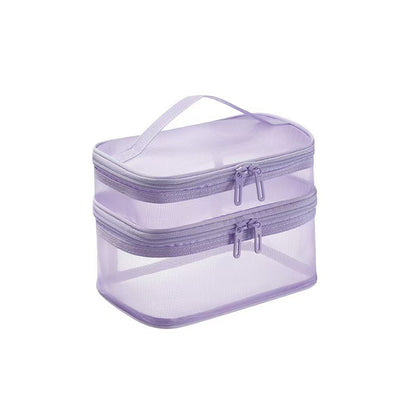 Mesh cosmetic bag