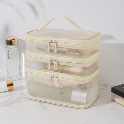 Mesh cosmetic bag