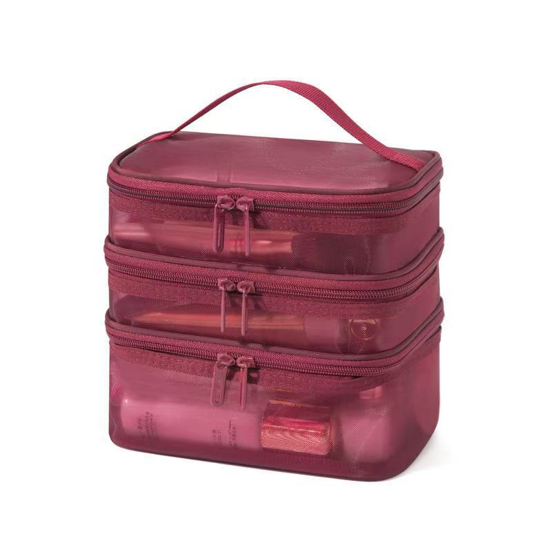 Mesh cosmetic bag