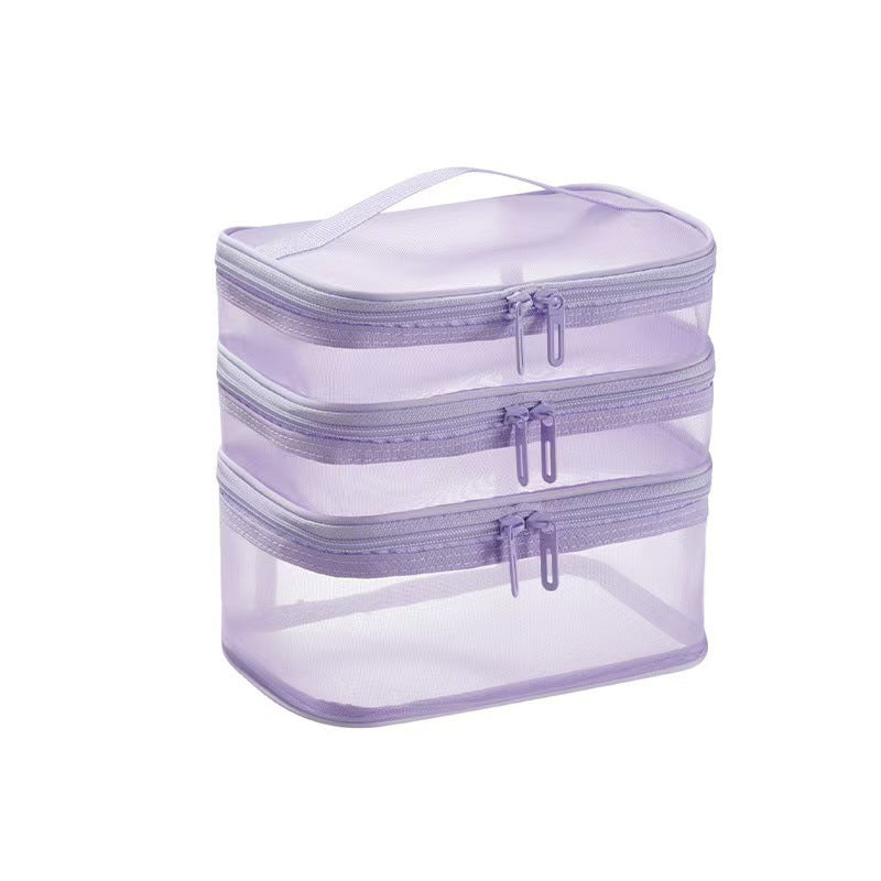 Mesh cosmetic bag