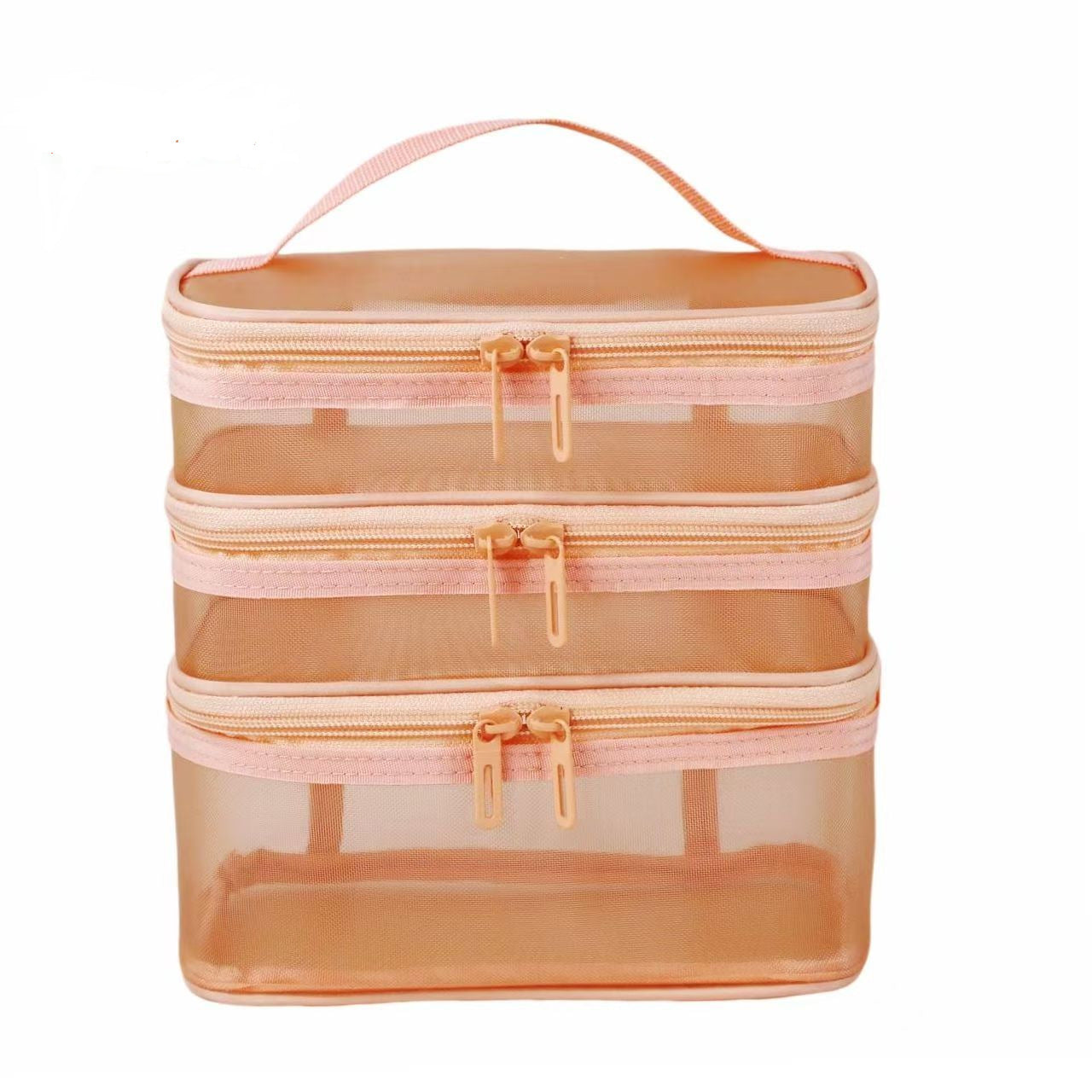 Mesh cosmetic bag