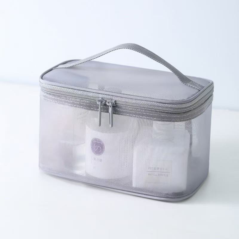 Mesh cosmetic bag