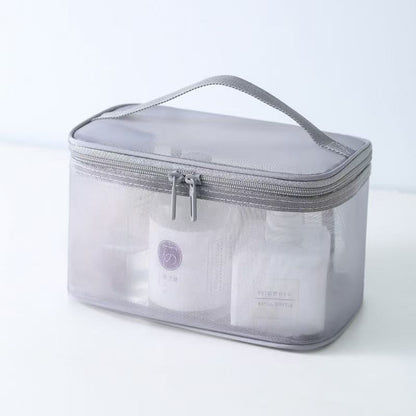 Mesh cosmetic bag