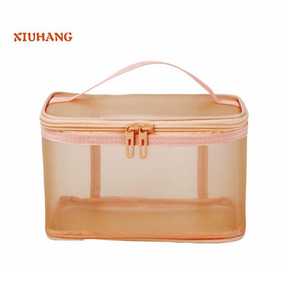 Mesh cosmetic bag