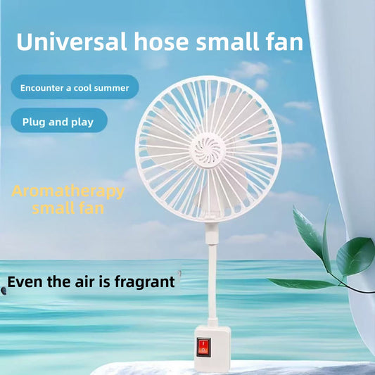 Mesh cover scented mini fan