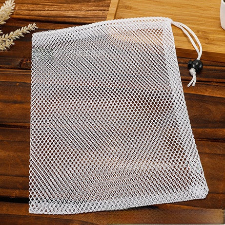 Mesh drawstring bag