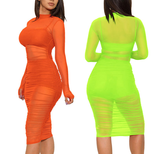 mesh dress