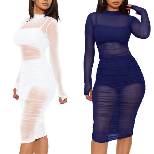 mesh dress