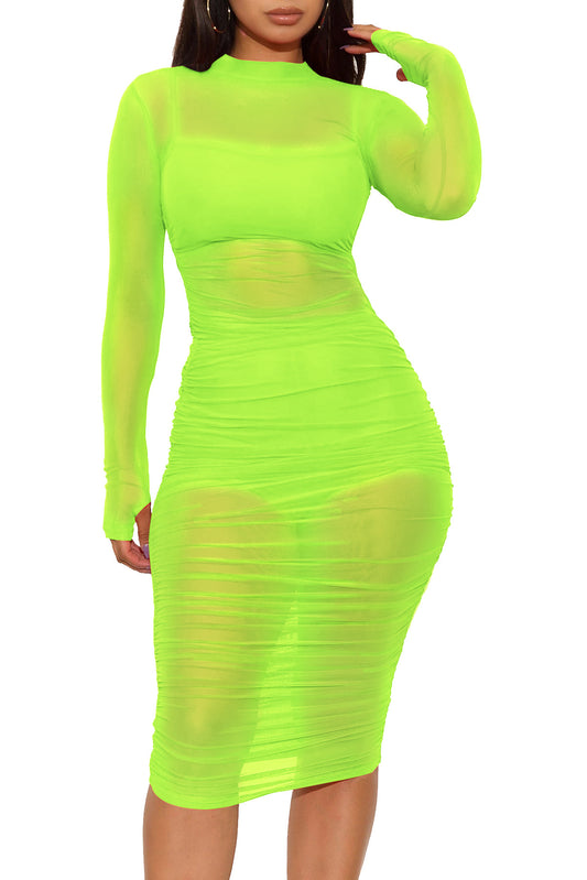 mesh dress